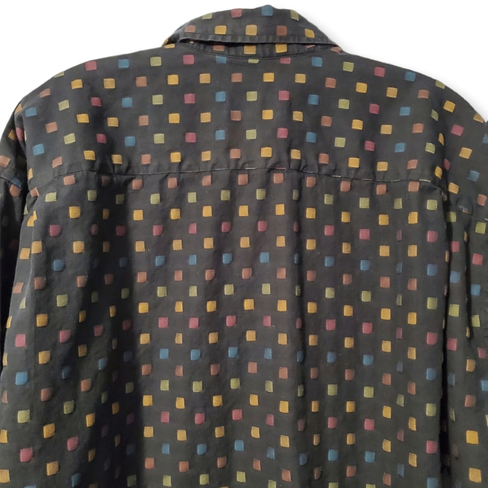 Robert Talbott Multi Colored Long Sleeve Shirt Xl - image 6